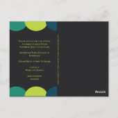 Gezinshereniging Potluck Picnic Summer Party Briefkaart (Achterkant)