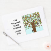 Gezinshereniging Rechthoekige Sticker (Envelop)