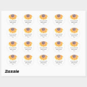 Gezinshereniging Ronde Sticker (Vel)