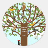 Gezinshereniging Ronde Sticker (Voorkant)