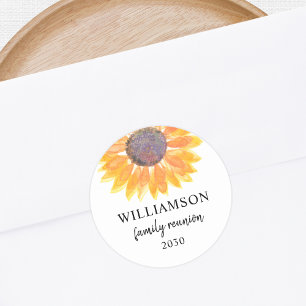 Gezinshereniging Ronde Sticker