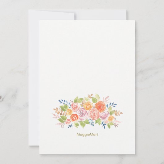 Gezinshereniging Roos Kaart (Achterkant)