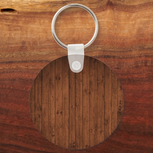 Gezinshereniging Rustic Wood Pine Trees Sleutelhanger (Achterkant)