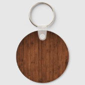 Gezinshereniging Rustic Wood Pine Trees Sleutelhanger (Achterkant)