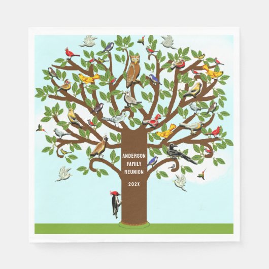 Gezinshereniging Servet (Voorkant)