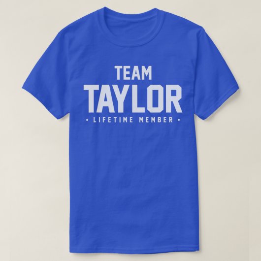 Gezinshereniging Shirt Team Taylor Matching Gift (Design voorkant)