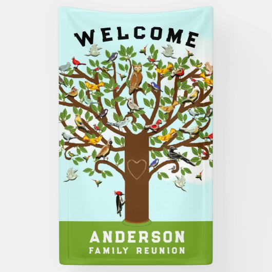 Gezinshereniging Spandoek (Verticaal)