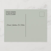 Gezinshereniging sparen de datum najaar leest boke briefkaart (Achterkant)