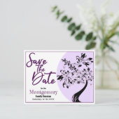 Gezinshereniging sparen de datum Typografie Modern Aankondigingskaart (Staand voorkant)