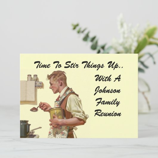 gezinshereniging stikt de dingen op uitnodiging (Staand voorkant)