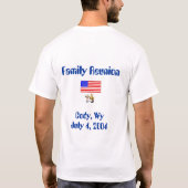 gezinshereniging t-shirt (Achterkant)