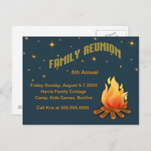 Gezinshereniging - Uitnodiging tot ontslaan (Voorkant / Achterkant)