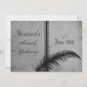 Gezinshereniging - Uitnodigingen - Boek - Grijs (Achterkant)