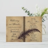 Gezinshereniging - Uitnodigingen - Boek - Vintage (Staand voorkant)