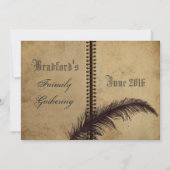 Gezinshereniging - Uitnodigingen - Boek - Vintage (Achterkant)