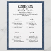 Gezinshereniging wat er op je telefoonspel staat (Voorkant)