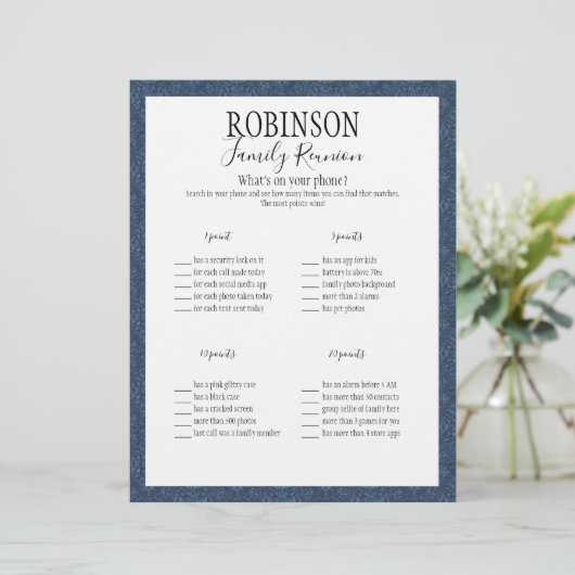 Gezinshereniging wat er op je telefoonspel staat (Staand voorkant)