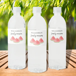 Gezinshereniging Waterfles Etiket