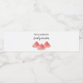 Gezinshereniging Waterfles Etiket (Enkel label)