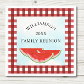 Gezinshereniging watermeloen servet