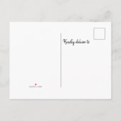 Gezinshereniging watermeloen uitnodiging briefkaart (Achterkant)