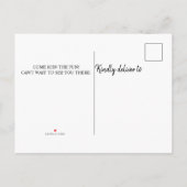 Gezinshereniging watermeloen uitnodiging briefkaart (Achterkant)