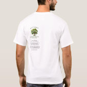 Gezinshereniging Waterverf Familiestructuur T-shirt (Achterkant)