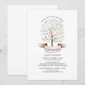 Gezinshereniging Waterverf Moderne Kaart (Voorkant / Achterkant)