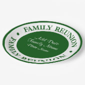 Gezinshereniging Wegwerpbare Borden Papieren Bordje (Gekanteld)