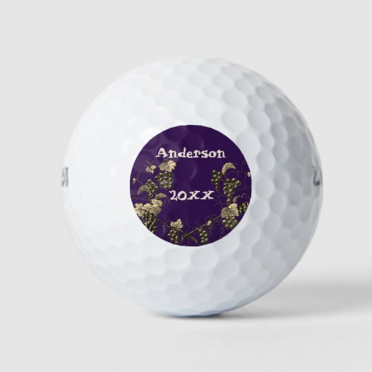 Gezinshereniging wijnstokken golfballen (Voorkant)