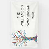 gezinsherenigingsbanner spandoek (Verticaal)