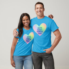 gezinsherenigingsgradiënt hart T-shirt