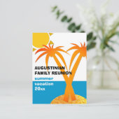 Gezinsherenigingszomervakantie Briefkaart (Staand voorkant)