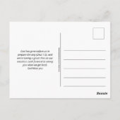 Gezinsherenigingszomervakantie Briefkaart (Achterkant)