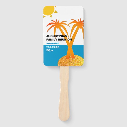 Gezinsherenigingszomervakantie Handwaaier (Voorkant)