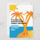 Gezinsherenigingszomervakantie Kaart (Voorkant)