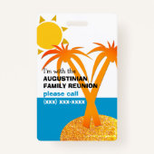 Gezinsherenigingszomervakantie LOST KIND Badge (Voorkant)