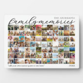 Gezinsherinneringen gepersonaliseerde 84 Afbeeldin Fotoplaat (voorkant)