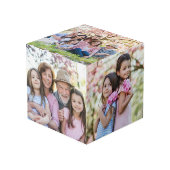Gezinsherinneringen Gepersonaliseerde Grootouderfo Kubus (Voorkant hoekig)