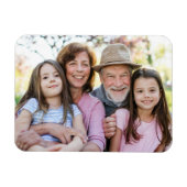 Gezinsherinneringen Gepersonaliseerde Ouder Foto Magneet (Horizontaal)