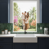 Gezinsherinneringen: persoonlijk fotovenster raamsticker