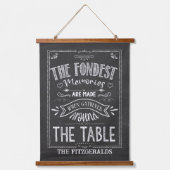 Gezinsherinneringsgeheugens voor gebarenteken hangend wandkleed (Voorkant)