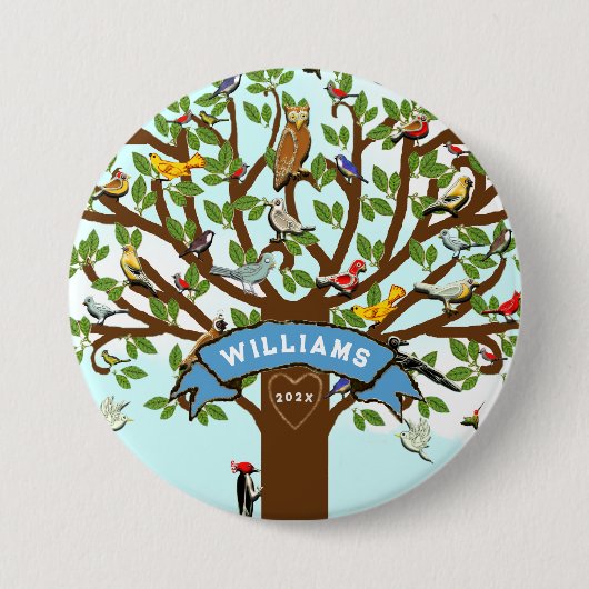 Gezinsherstel Ronde Button 7,6 Cm (Voorkant)