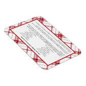 Gezinsherwinning kerst keepomwille magneet (Rechterzijde)