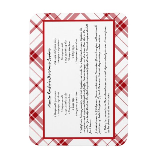 Gezinsherwinning kerst keepomwille magneet (Verticaal)