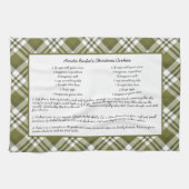 Gezinsherwinning kerst keepomwille theedoek (Horizontaal)