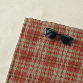 Gezinshuis Rustic Tractor Red Play Burlap Strandlaken (In situ)