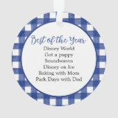 Gezinsjaar geprezen ziekteverzekering in Review Or Ornament (achterkant)