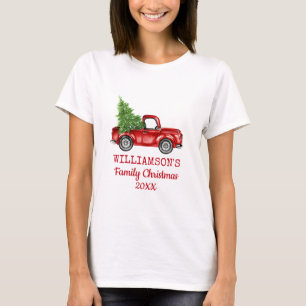 Gezinskerstfeestelijke Vrachtwagen - Gepersonalis T-shirt