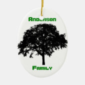 Gezinskoppelingen met vaste waarde -  keramisch ornament (Voorkant)